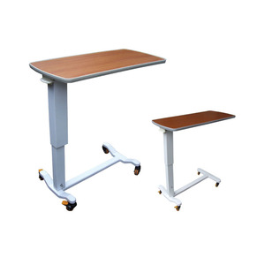 Médical mobile sur <span class=keywords><strong>la</strong></span> table de lit pour patien utilisant hôpital sur <span class=keywords><strong>la</strong></span> table de lit ABS haut réglable plateau de nourriture - Product Image 1