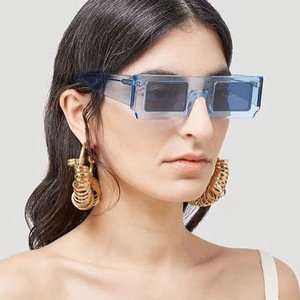 Fashionable Hip Hop <b>Square</b> <b>Sunglasses</b> Outdoor Retro Sunshade <b>Sunglasses</b> Sun Protection - Product Image 4