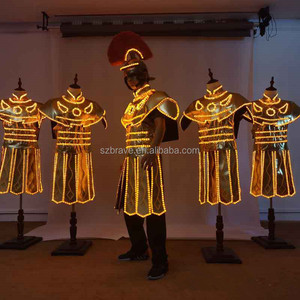 Miễn Phí Kích Thước Sân Khấu Đảng Trang Trí Thanh Ưa Thích Ăn Mặc LED Khiêu Vũ Sáng Clup Trang Phục Phù Hợp Với Rave Glowing Hiệu Suất Quần Áo Mặc - Product Image 2