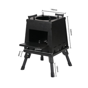 <span class=keywords><strong>Estufa</strong></span> Portátil Plegable de Carbón para Acampar, de Acero Inoxidable, para Picnic y Viajes por Carretera - Product Image 1