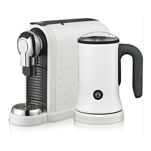 Capsule de café compatible OEM White One Cup et machine à café avec mousseur à lait - Product Image 1