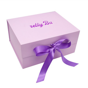 Emballage de luxe en carton, logo personnalisé, ruban pliable magnétique, boîte-cadeau de <span class=keywords><strong>parfum</strong></span>, fleur de mariage, avec doublure en Satin, pour <span class=keywords><strong>bébé</strong></span>, 50 pièces - Product Image 2