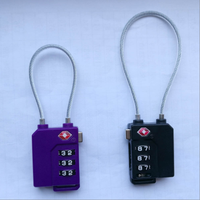 Ztsa — sac en alliage de zinc opp, cadenas de bagages, avec combinaison de cadenas