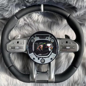 Volante de Fibra de Carbono para <span class=keywords><strong>Maybach</strong></span>, para Benz S300 S320 S500 G500 G55 G350 W222 W213 W220 W205, Volante Completo - Product Image 4
