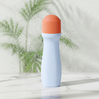 Flacon de déodorant roll-on de 50 ml, type spécial en plastique PP, emballage pour soins personnels, conteneur vide pour huile essentielle