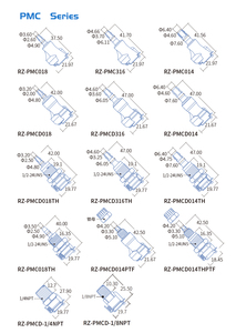 Conexiones Rápidas de Acoplamiento y Desacoplamiento | Conector de Plástico con Rosca Interna para Acoplamiento de Piezas - Product Image 3