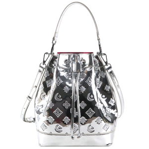 Custom OEM ODM Fashion Women's Handbags Metallic PU Leather Tote Bag and Bucket Bag Purse Set Applicable to Daily Life - Product Image 4