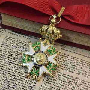 Medaglia dell'Ordine della Legione d'Onore Francese, Qualità Supervisata East Line, Incisione 3D in Zinco, Distintivo dell'Imperatore Napoleone - Product Image 1