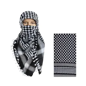 Custom Kavels Palestijnse Producten Palestijnse Sjaal Keffiyeh Kufiya Gratis Palastine Vlag Sjaals Mannen Hijab