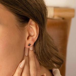 Emanco 6mm thép không gỉ pha lê Stud bông tai, Mini Phụ nữ xinh xắn, tối thiểu, phong cách đơn giản quà tặng, Phù Dâu đồ trang sức - Product Image 4