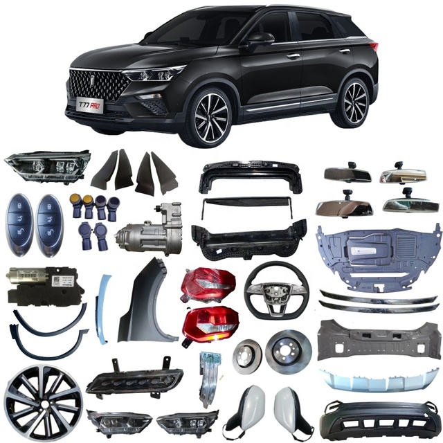 Stock Brake Pads Wheel Shock Absorbe Fender Hood 360 Camera Taillight Auto Repuestos Spare Parts for Faw Bestune T77 1.5T