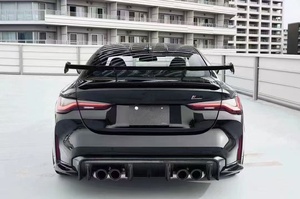 ชุดแต่งคาร์บอนไฟเบอร์แบบแห้งสำหรับ BMW G82 M4 ชุดแต่งคาร์บอนไฟเบอร์สไตล์ 3 มิติ สำหรับ G82 M4 ประกอบด้วยลิ้นหน้า สเกิร์ตข้าง ดิฟฟิวเซอร์ และสปอยเลอร์ - Product Image 4