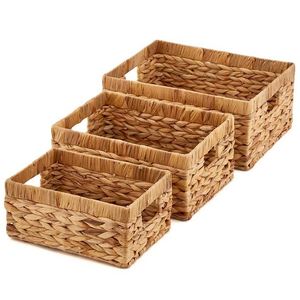Mô Phỏng Mây Dệt Giỏ Dệt Cao Dệt Giỏ Máy Giặt Bánh Mì Thu Nhỏ Trẻ Em Wicker Cỏ biển Phân Loại Thùng - Product Image 4