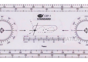 IFR Instrument Nautical Miles to Statute Miles Conversation Scale Are Showing on Both Sides CEP-1 - Product Image 3