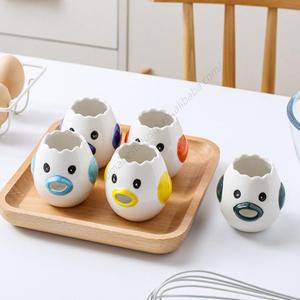 Séparateur en céramique SYH1401 mignon et pratique pour la maison, petit filtre pour jaune et blanc d'œuf (vente en gros) - Product Image 5