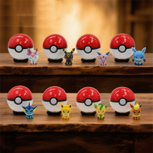 Figurines d'action en PVC de la série <span class=keywords><strong>Pokemon</strong></span> Little Adventures 2 Eevee Family Fairy Eevee, ensemble d'ornements de bureau pour la décoration - Product Image 3