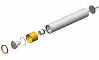JACKSUN Suspension LED de luxe nordique, barre longue, spots cylindriques, luminaire suspendu pour salle à manger et îlot de cuisine