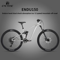 Vélo de montagne Enduro ENDU150 NX 12 vitesses, modèle haute performance, freins à disque hydrauliques à quatre pistons, suspension intégrale