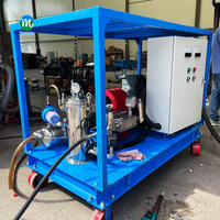 Nettoyeurs à ultrasons industriels à pompe à eau à essence pour le nettoyage de conduites de gaz naturel