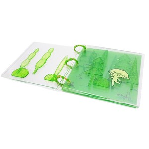 Acrylic Loose Leaf <b>Notebook</b> Pendants Transparent <b>Binder</b> Pages Diy Craft Photo Album Decorative Anime Star Materials - Product Image 4