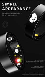 Techstar TR30 ECG nhiệt độ bước Đếm Vòng thông minh Vòng <span class=keywords><strong>Pedometer</strong></span> cho đi bộ chạy khoảng Cách theo dõi - Product Image 5