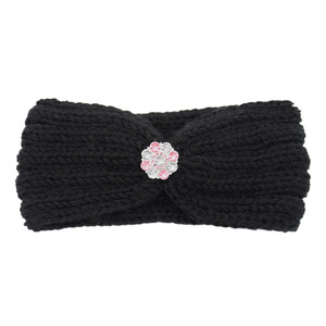 Goede Kwaliteit Hefu Kinderen Gebreide Oor Beschermer Wol Baby Haar Accessoire Met Baby Hoofdband - Product Image 6
