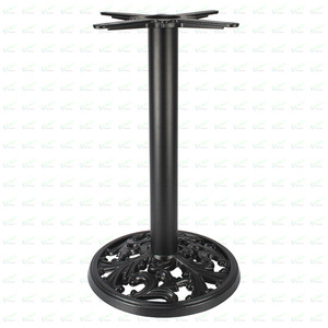 Cast Iron Contemporary Decorative <b>Table</b> Base Pedestal Steel Frame | Durable Heavy Duty Restaurant Hotel Living Room <b>Table</b> <b>Leg</b> - Product Image 1
