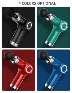 Pistol pijat otot genggam, peralatan terapi perkusi getaran badan cepat dapat diisi ulang - Product Image 2