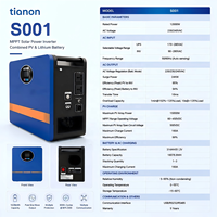 Générateur d'énergie solaire 600W 1200W 2200W 3500W 5000W 10000W, onduleur solaire hybride, batteries rechargeables 24 volts 50ah