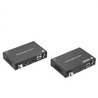 Extenseur KVM Fibre Optique DP 1 Canal 4K60Hz Non Compressé avec Décodeur Loopback et Transmission Audio/Vidéo DP1.2