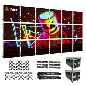 Yake Turnkey Led Video Wall Indoor P2.6 P2.9 P3.91 P4.81 Aluguel Stage Tela LED Painéis de LED de alta qualidade para DJ Event
