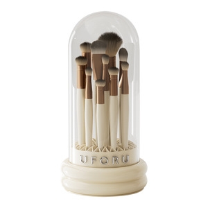 Support pour pinceaux de maquillage Uforu avec couvercle et étui suspendu pour le rangement des cosmétiques, étanche et anti-poussière - Product Image 5