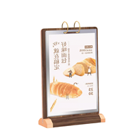 Support de table pour menu, porte-cartes, porte-affiches, présentoir de commande pour café et hôtel