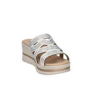 Sandalias de Plataforma para Mujer Valleverde, Color Plateado, Tacón de 6 cm, Talla 36 - Product Image 4