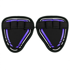 Almohadillas de Neopreno Antideslizantes SAAR Industries para Levantamiento de Pesas, Protectores de Manos Transpirables para Gimnasio, Almohadillas de Entrenamiento para Powerlifting - Product Image 1