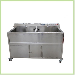 Máquina Comercial Grande Automática para Limpieza de Frutas y Verduras con Burbujas, Componente Central del Motor de Acero Inoxidable 304, 220/380V - Product Image 6