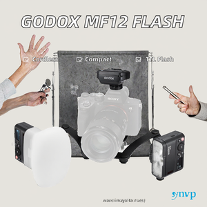 Godox MF12-DK1 Flash dentaire professionnel sans fil TTL Speedlite noir en ABS pour appareils photo Sony A6400 <span class=keywords><strong>A7M4</strong></span> <span class=keywords><strong>A7R5</strong></span> ZV-E10 - Product Image 4