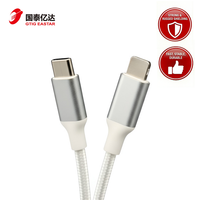 Câble de charge rapide USB Type-C 30W de haute qualité, conducteur en cuivre pur, tressé en nylon, pour téléphones mobiles iOS et appareils photo
