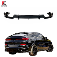 Kit de Carrocería X6 G06 Aero, Juego Completo, Alerón Delantero, Difusor Trasero, Faldones Laterales, ABS Negro Brillante para BMW X6 2019 2020 2021 2022