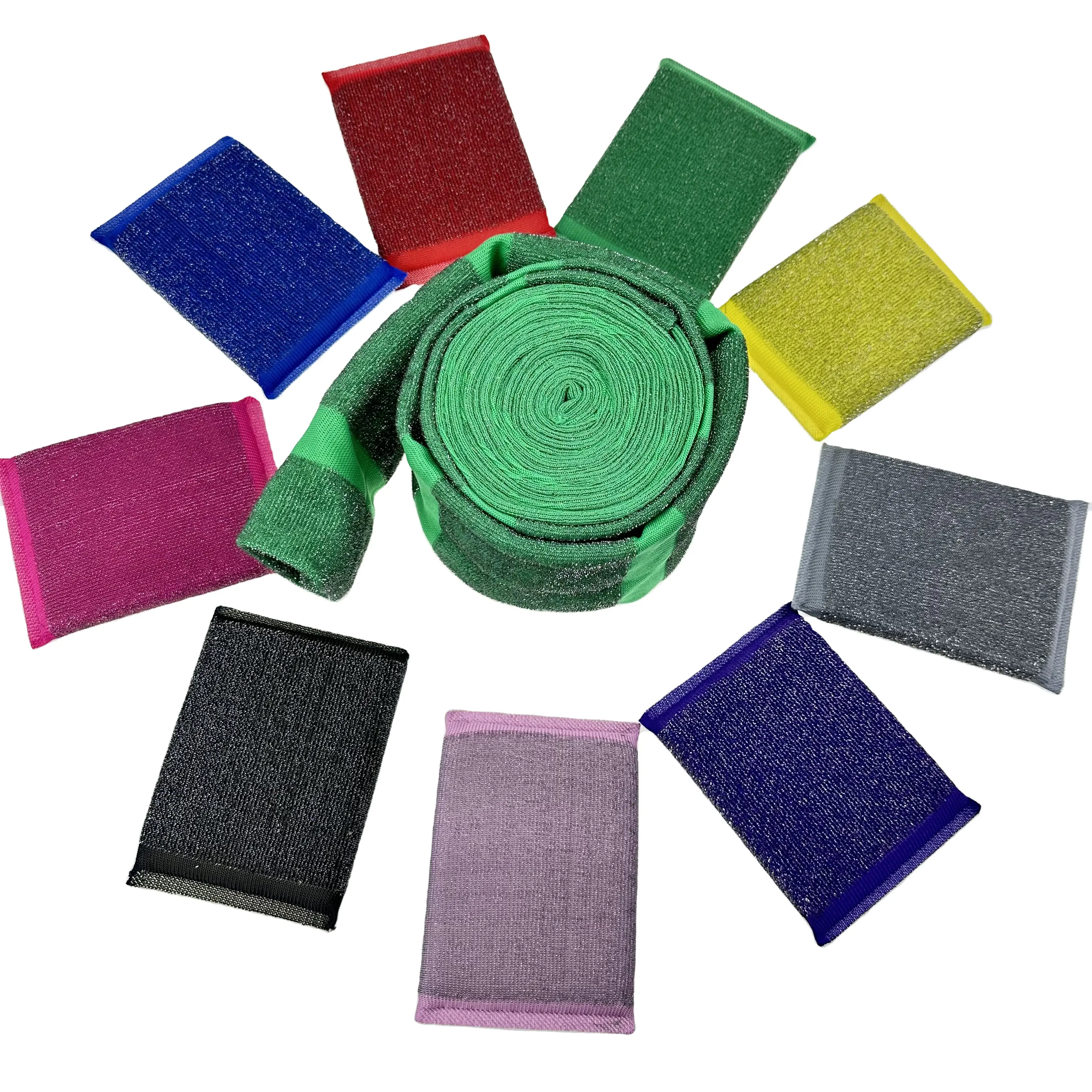 Best-selling stainless steel sponge mopping cloth sponge cleaning wire scouring pad