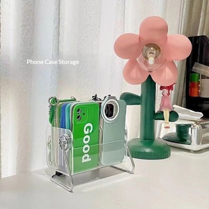 Boîte de rangement rectangulaire moderne en acrylique pour télécommandes, organisateur de bureau rotatif à 360 degrés, 6 compartiments, sans couvercle - Product Image 2