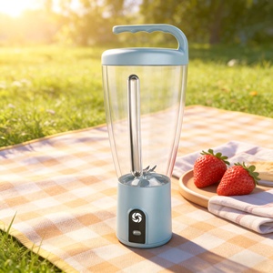 Blender portable sans fil 1000 ml, extracteur de jus silencieux rechargeable par USB pour la maison et les voyages - Product Image 1