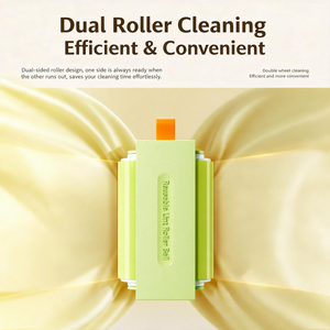 Nouveau Rouleau Adhésif Écologique Double Face Lavable pour Animaux de Compagnie, Vêtements et Usage Domestique, Anti-poils en Plastique Portable pour Chats - Product Image 2