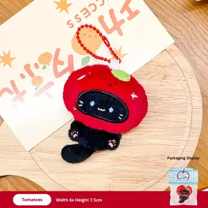 ぬいぐるみ キーホルダー 猫 ペンダント バッグチャーム 小物 アクセサリー アニメ風 かわいい 女の子 ギフト 卸売り ストラップ 装飾 愛らしい 子供向け - Product Image 6