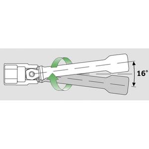 Stahlwille-11010012 1/4 ''ส่วนขยายพร้อมไดรฟ์โยกเยก-ชุดประแจซ็อกเก็ต4018754103782 1/4" - Product Image 2