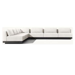 Nuevo Conjunto de Muebles de Patio Seccionales en Forma de L de Aluminio para Todo Clima, para Hoteles y Villas - Product Image 3