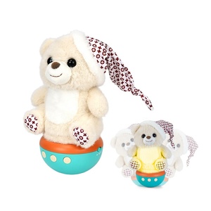 Juguete de Peluche para Dormir para Bebés, Juguete Relajante con Sonidos de Animales, Juguete Educativo Temprano con Luz Nocturna Musical, Muñecos de Peluche con Grabación para Bebés - Product Image 1