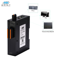 Módulo de Temperatura de 8 Canales con Termopar, Registrador de Datos, Ethernet Modbus TCP, Módulo IO para Riel DIN, en Stock