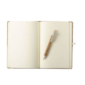 Hot Selling Personalized Logo Eco-Friendly Recycled Cork Cover Business Style <b>4</b>-<b>Color</b> Offset Printed Notebook Promotional Gift - Product Image 2