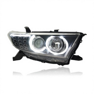 Modificación de Faros Delanteros 2012-2014 para Q5, Luces LED de Doble Lente con Ojo de Ángel, Luces de Circulación Diurna de 12V, Doble Lente Q5 que Mejora la Visibilidad - Product Image 4